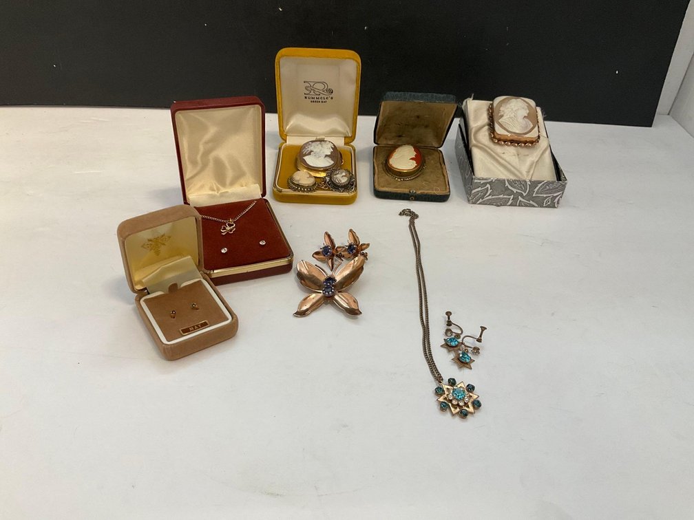 Cameo pins & jewelry 