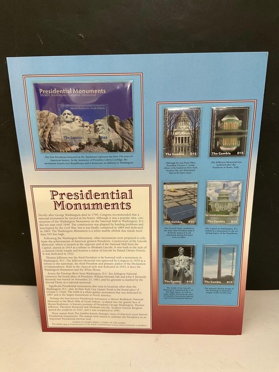 Presidential monument related 