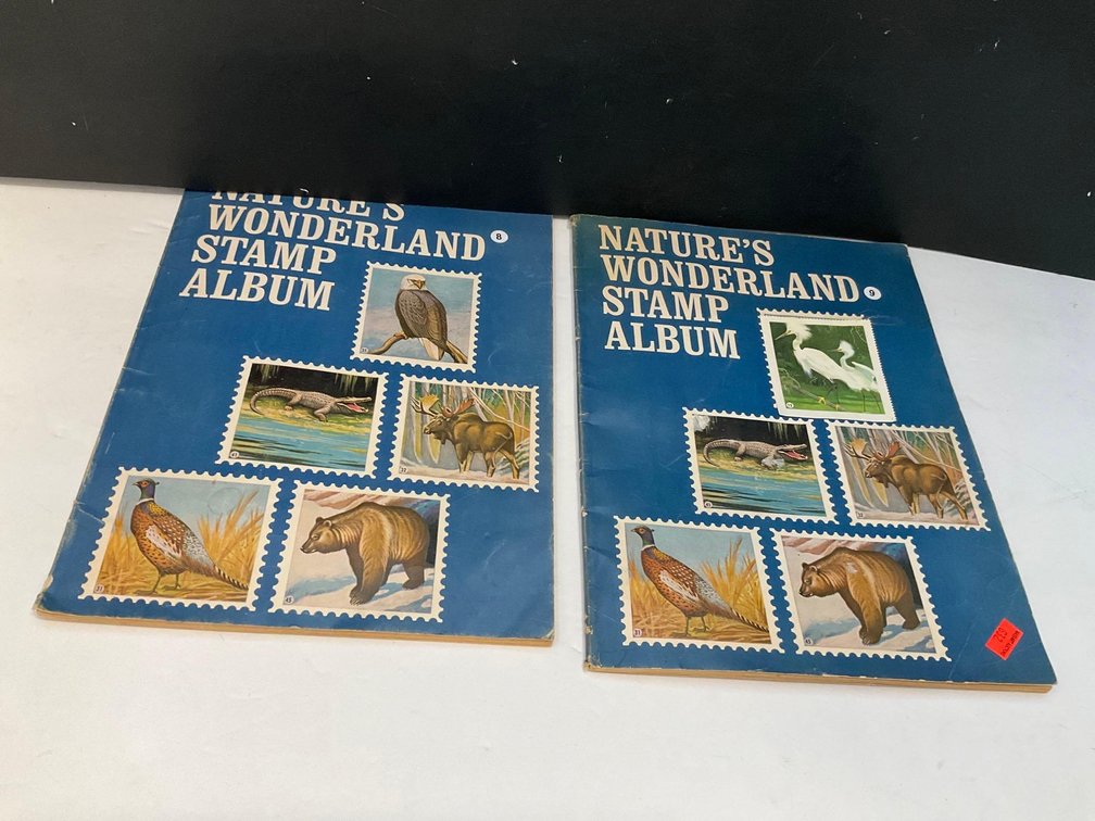Stamp albums 