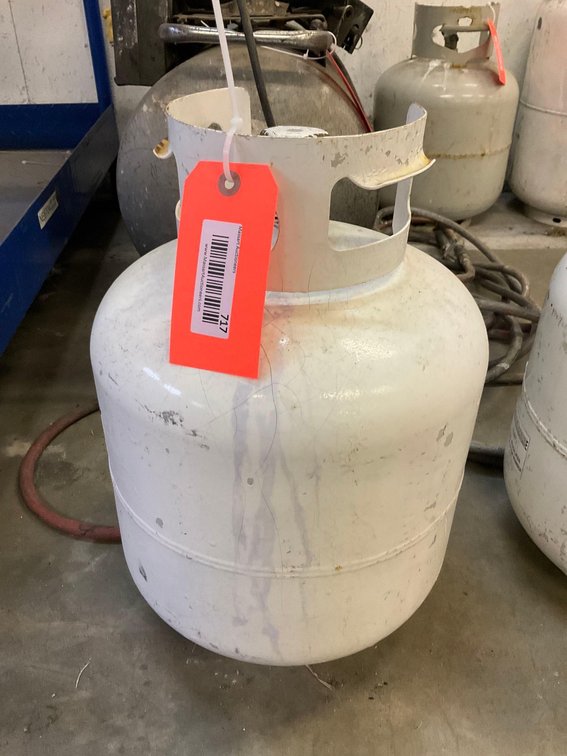 Propane tank (feels almost full) 
