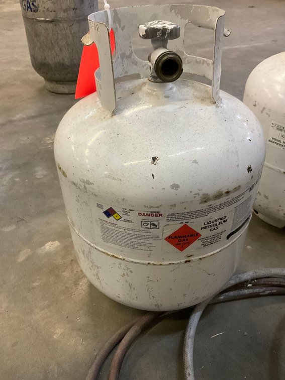Propane tank (feels almost full) 