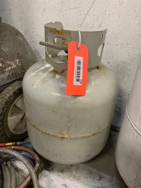 Propane tank ( assume that it’s empty)