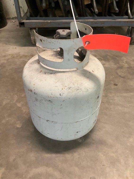 Propane tank (assume that it’s empty) 