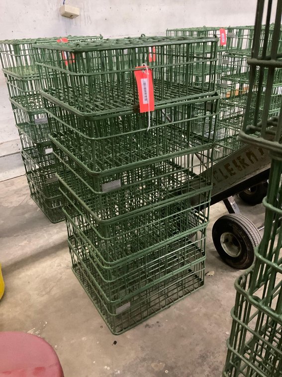 Sani stack dishwasher crates