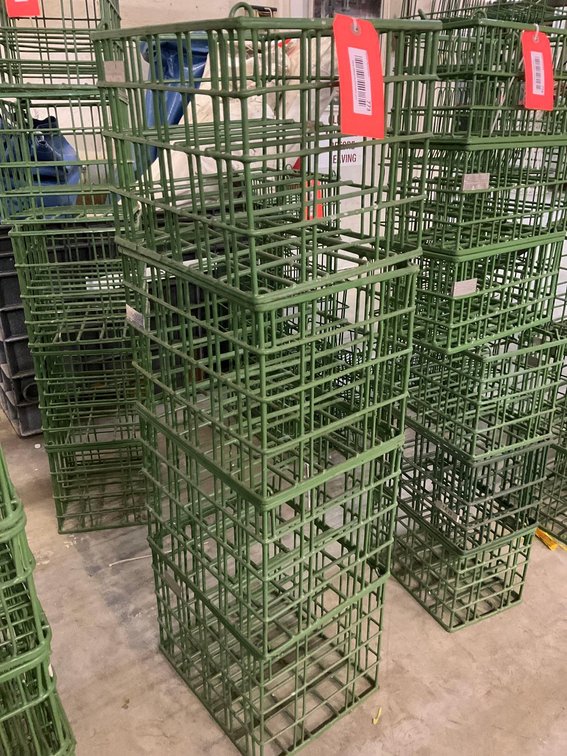 Sani stack dishwasher crates