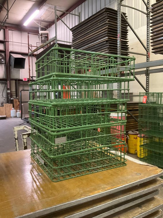 Sani stack dishwasher crates