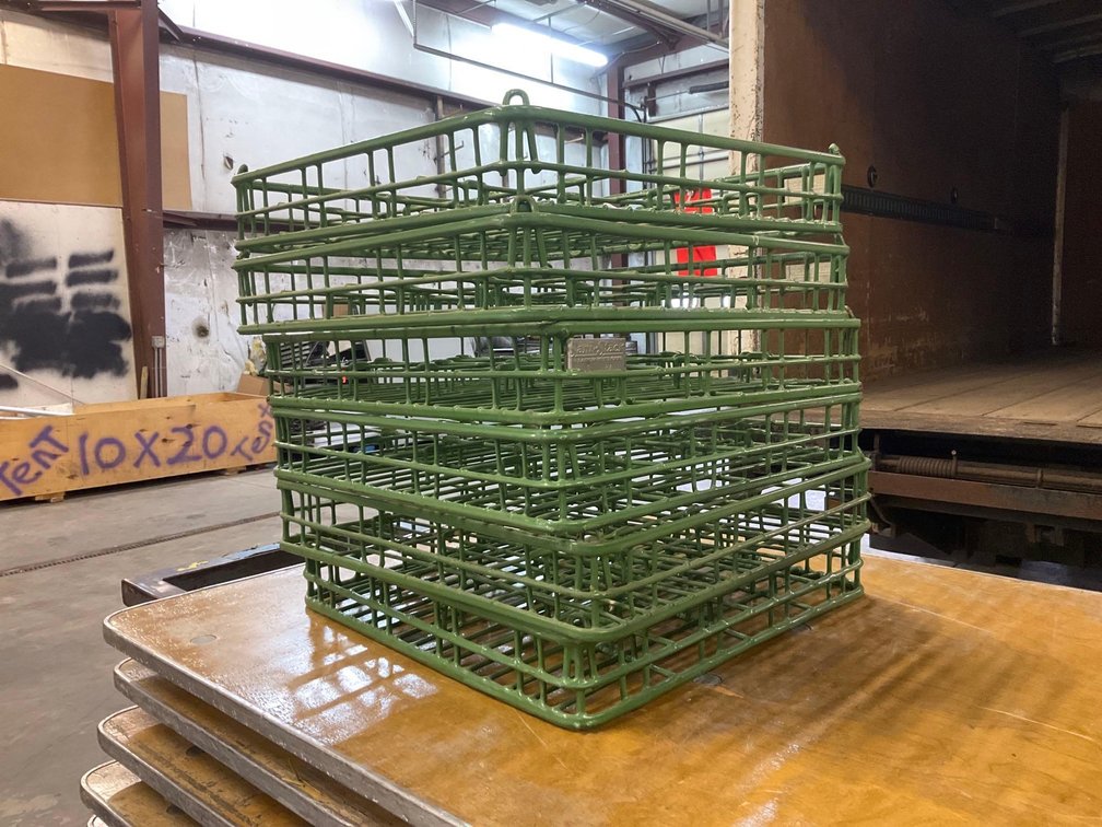 Sani stack dishwasher crates