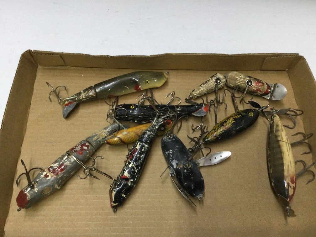Assorted fishing lures