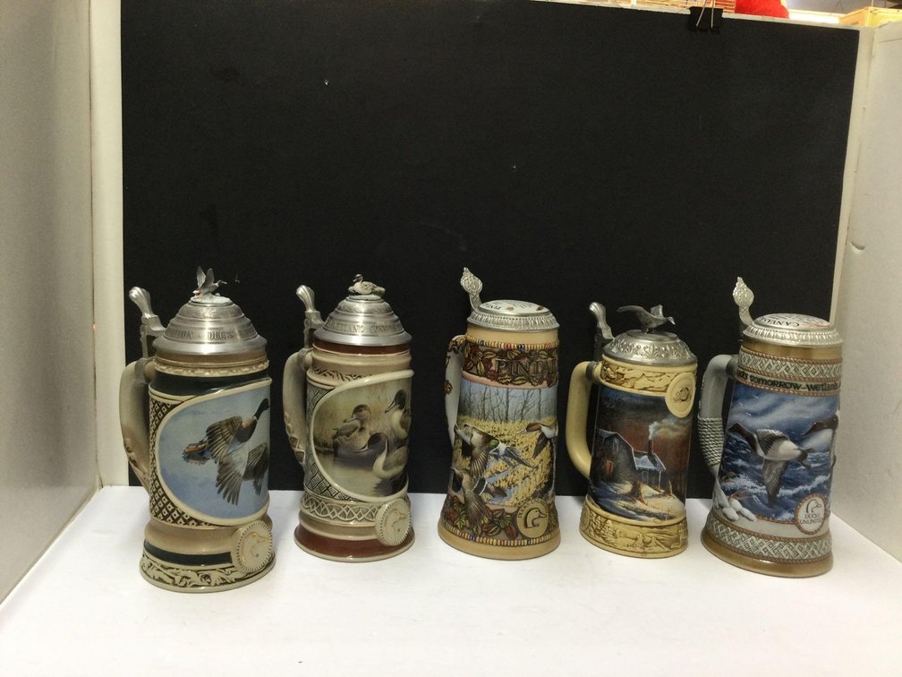 Ducks Unlimited steins 