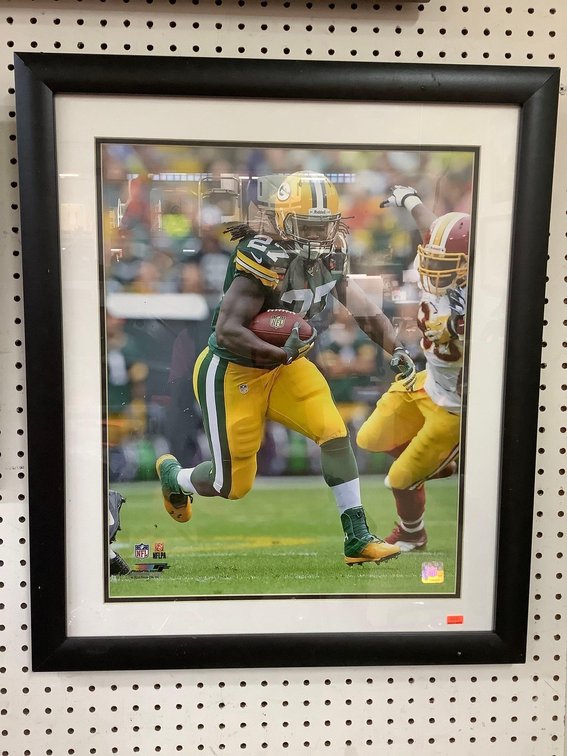 Framed Eddie Lacy photo 