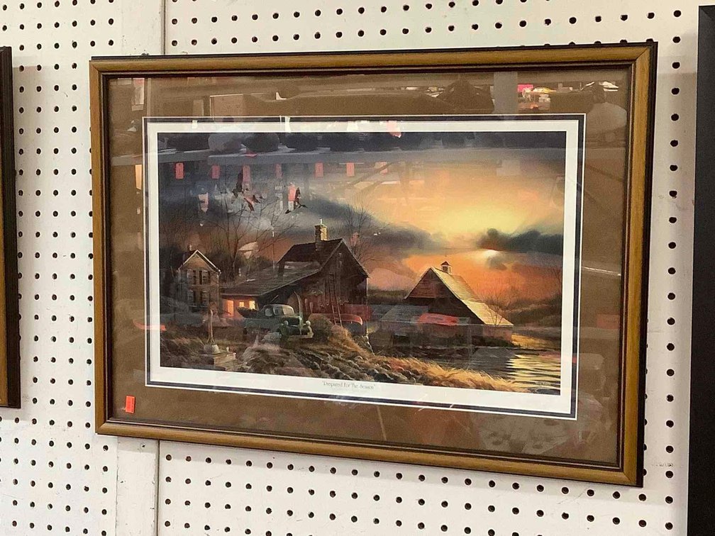 Framed Terry Redlin print