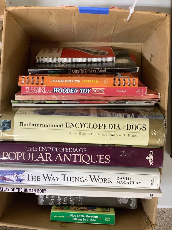 Assorted books