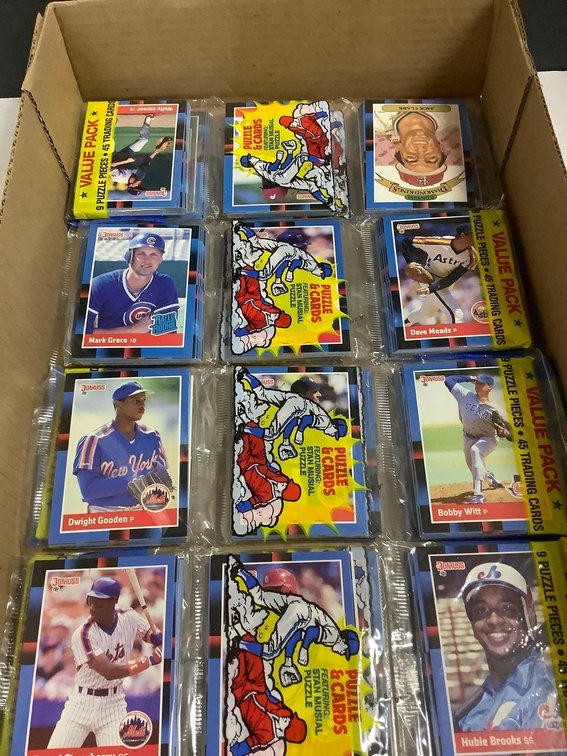 1988 DonRuss baseball racks with stars 