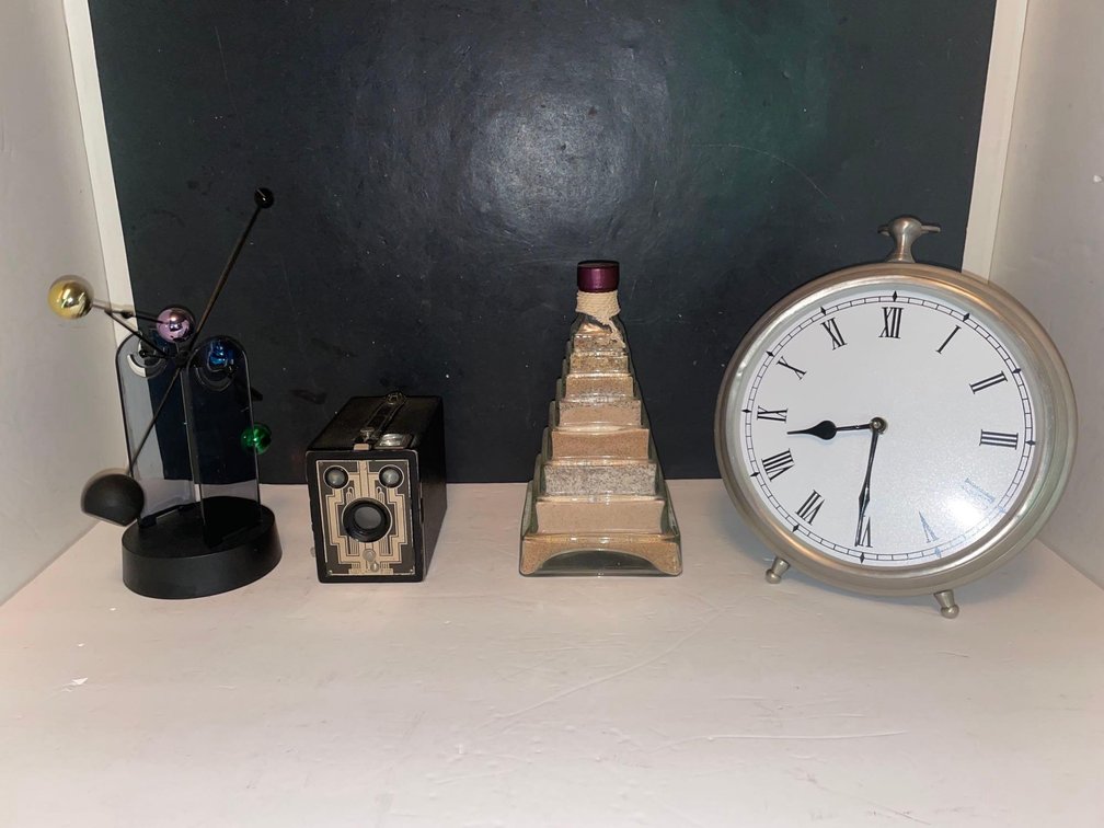 Clock, camera & decorators-Office 
