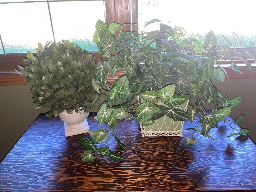 2 artificial plants-Office 