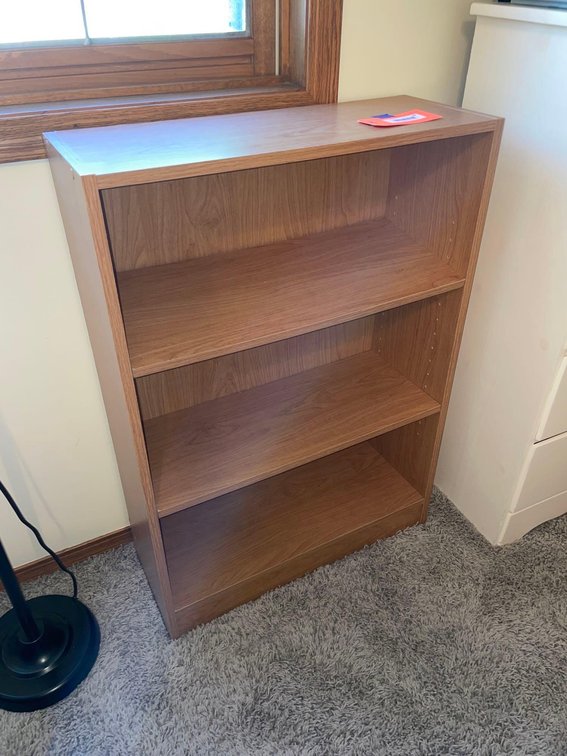 Bookcase 25x10x35”-Bedroom 