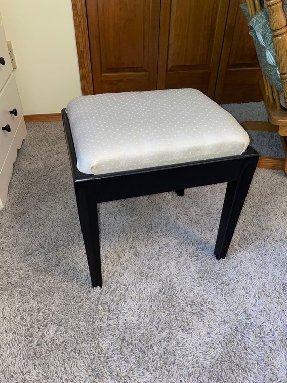 Sewing stool 17x15x17”-Bedroom 