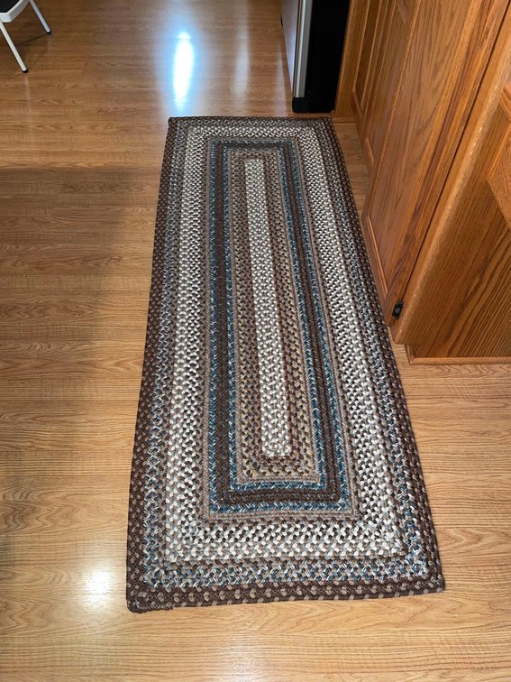 Braided rug runner 26x72”-Kitchen 