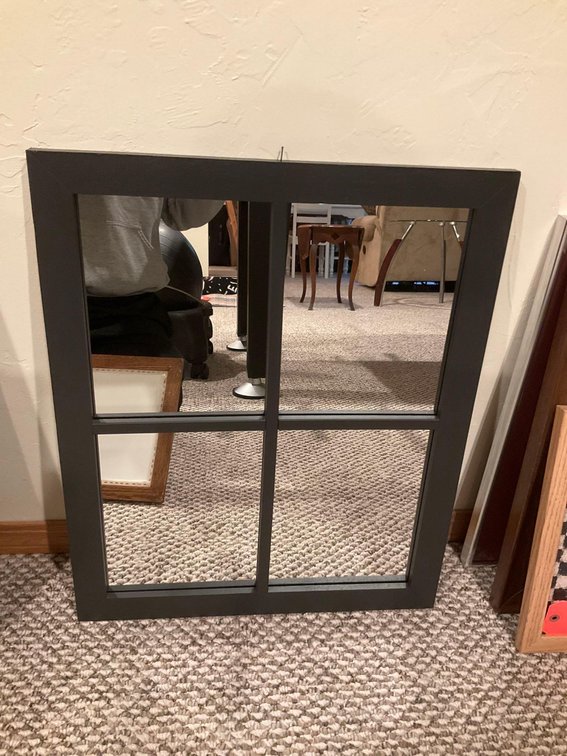 Framed mirror & framed wall decorator-Basement 