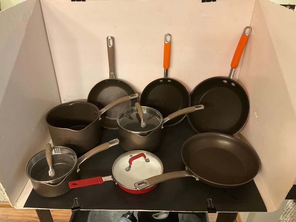 Pots, pans & assorted-Basement 