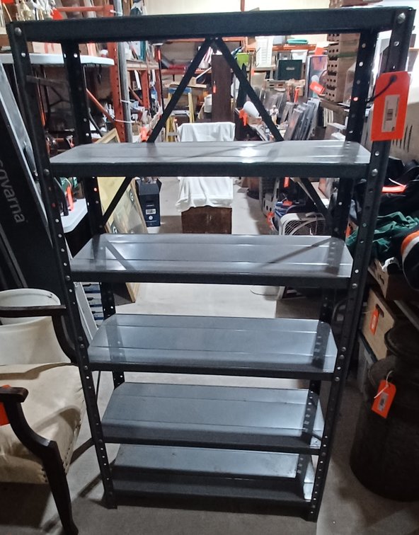 Metal Shelving - 36 x 74 x18 & 31 x 59 x 12 - 2 each