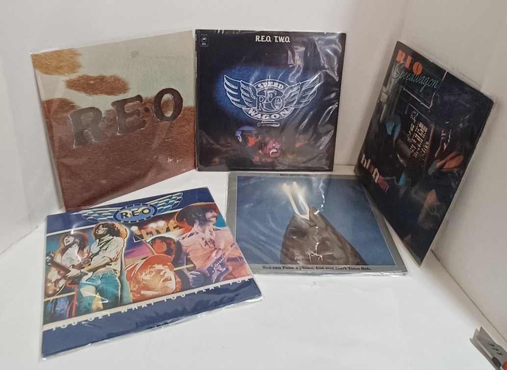 REO 5 Lps - 1972,76, 77, 78 & 1980 