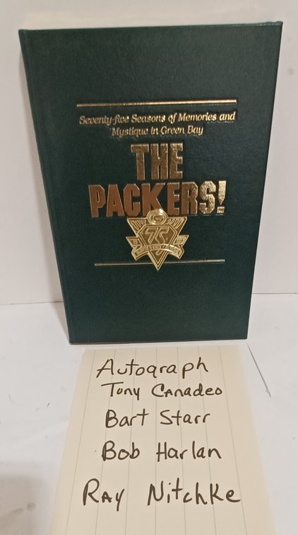 75 Seasons of G.B. Packers signed by Bart Starr, Ray Nitchke, #305 of 500