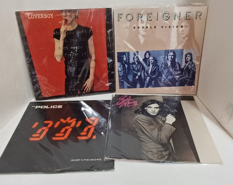 Eddie Money 1977, Foreigner 1978, Loverboy 1980, The Police 1981