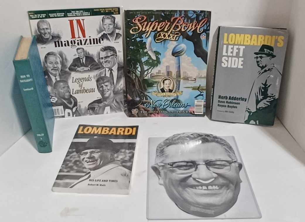 Lombardi's Left Side, Life & Times, Run to Daylight 1963, Lombardi Mask, 