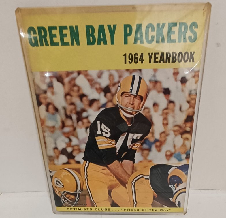 1964 Packer Yearbook w/Bart Starr & Vince Lombardi inside