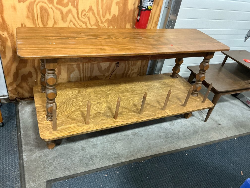 Two tiered table 60 x 23 x 30