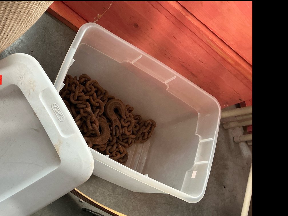 Chain with hooks, small tote