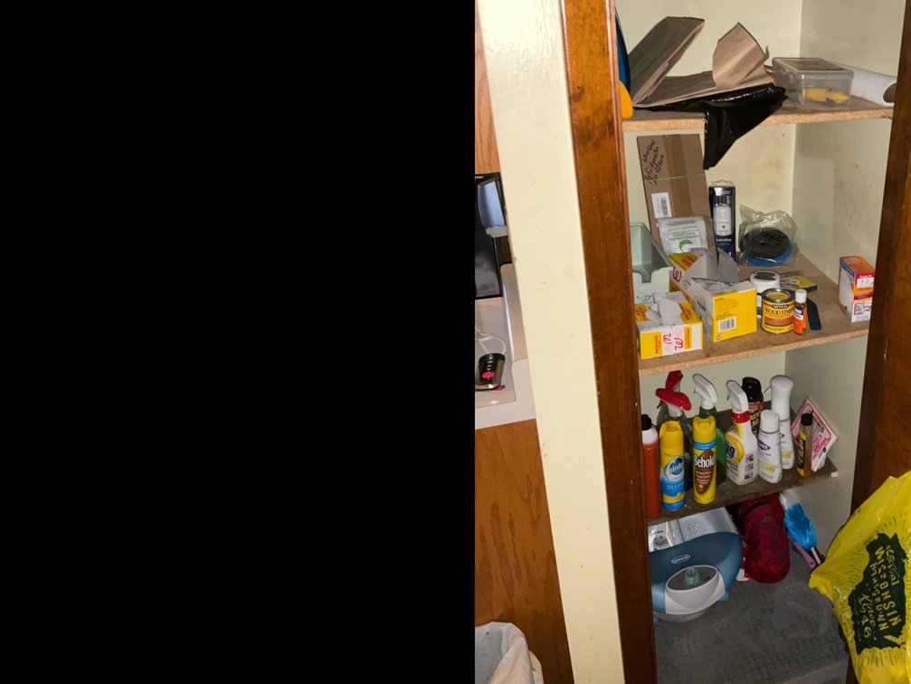 Contents of closet-Kitchen 