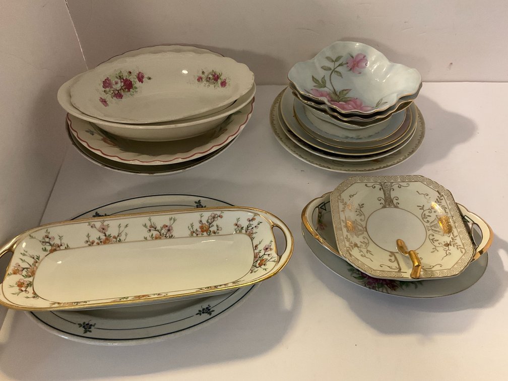 Plates, platters & assorted china-Kitchen 