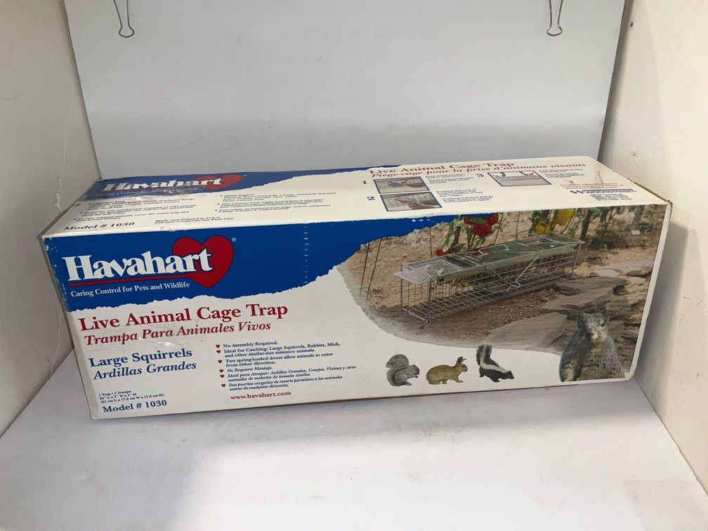Live animal cage trap