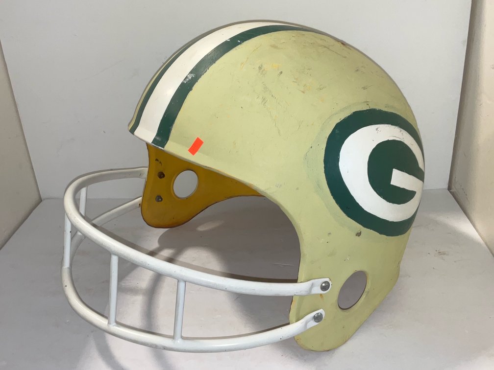 Packer helmet grill cover – has been repainted