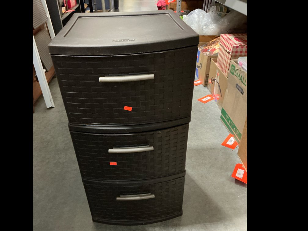 Three drawer cabinet 12 x 15 x 24
