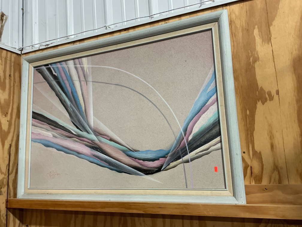 Signed painting on canvas 40 x 28