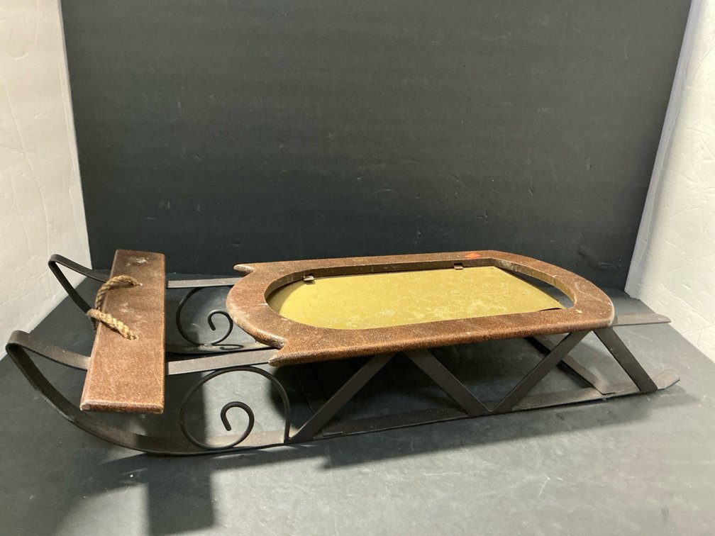 Decorative sleigh 24 inches long