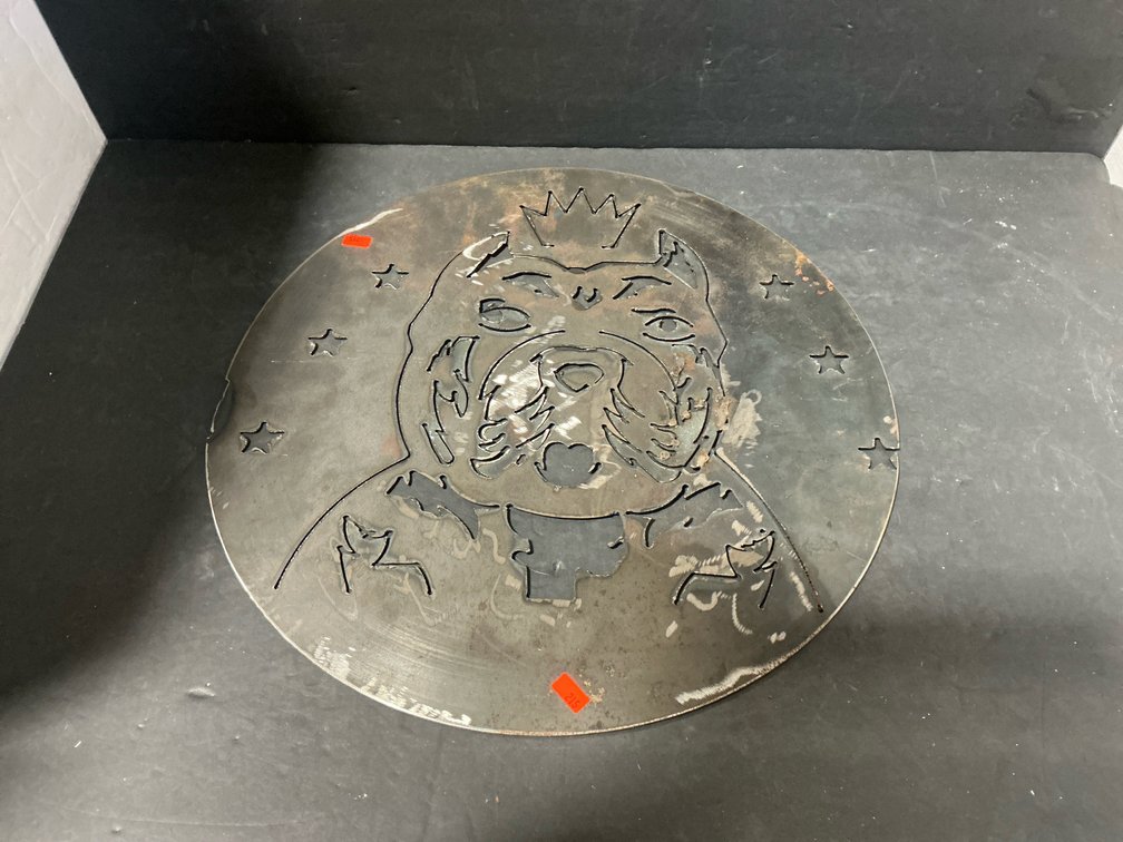 Metal sign 16 inch diameter