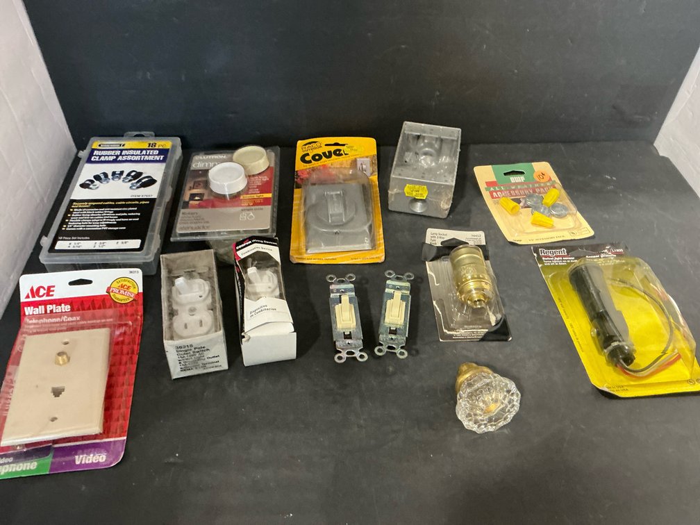 Hardware, electrical related & assorted 