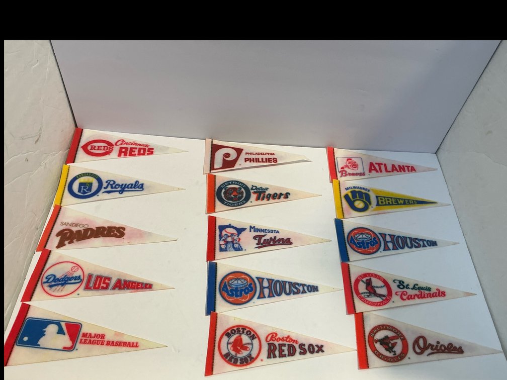 Small pennants 9” long 