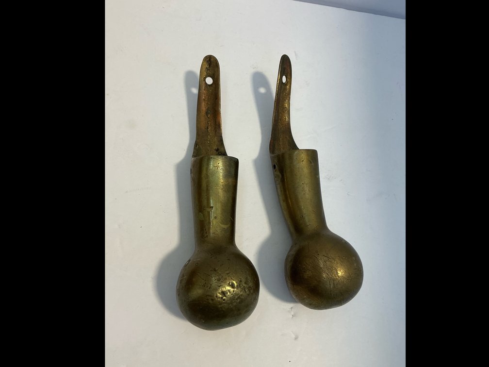 Brass hame handles 