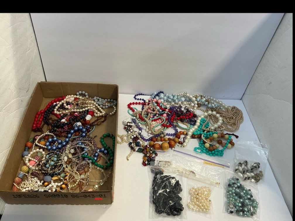 Assorted costume jewelry 