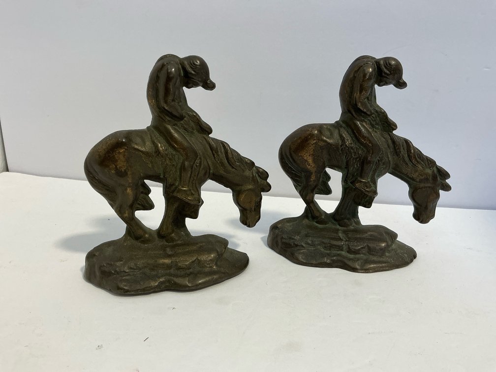 End of the trail bookends 