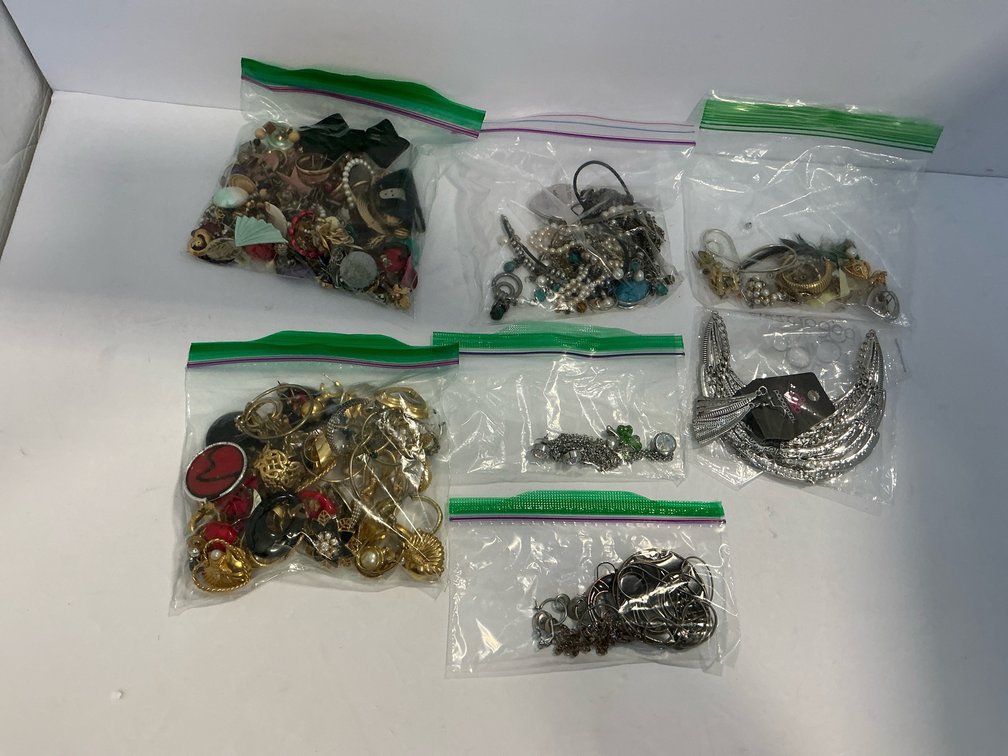 Assorted costume jewelry 