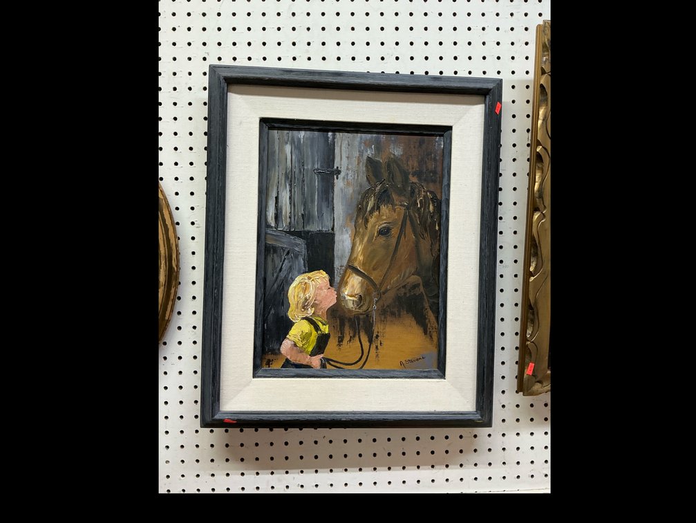 Framed decorator picture 18x22”