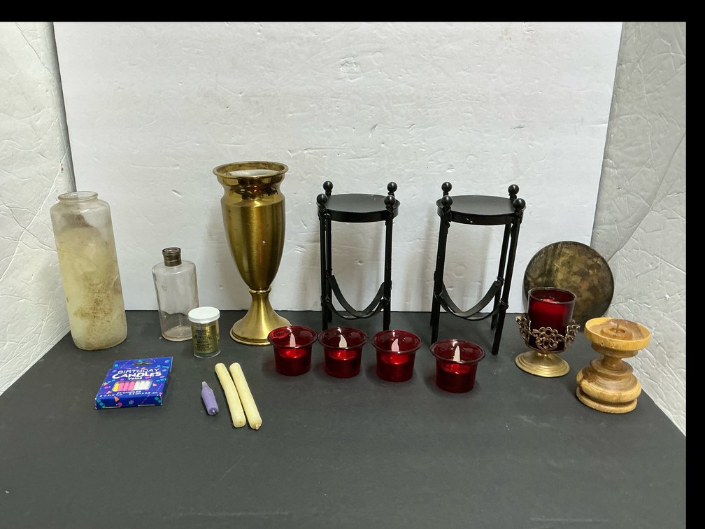 Assorted candles