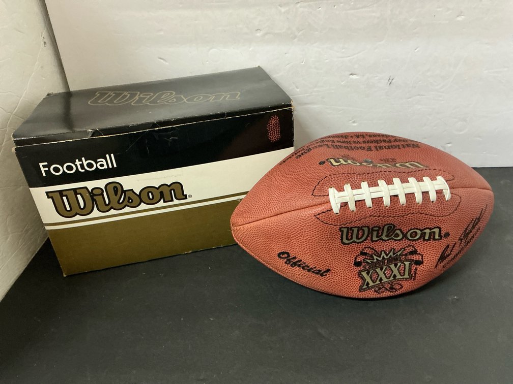 Super Bowl XXXI football 