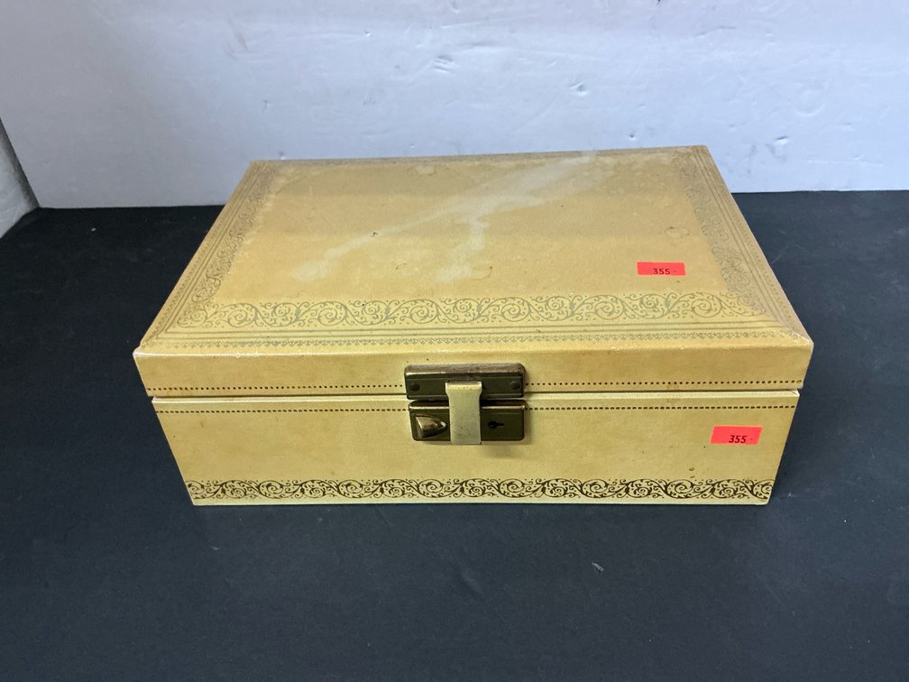 Jewelry box & assorted jewelry 